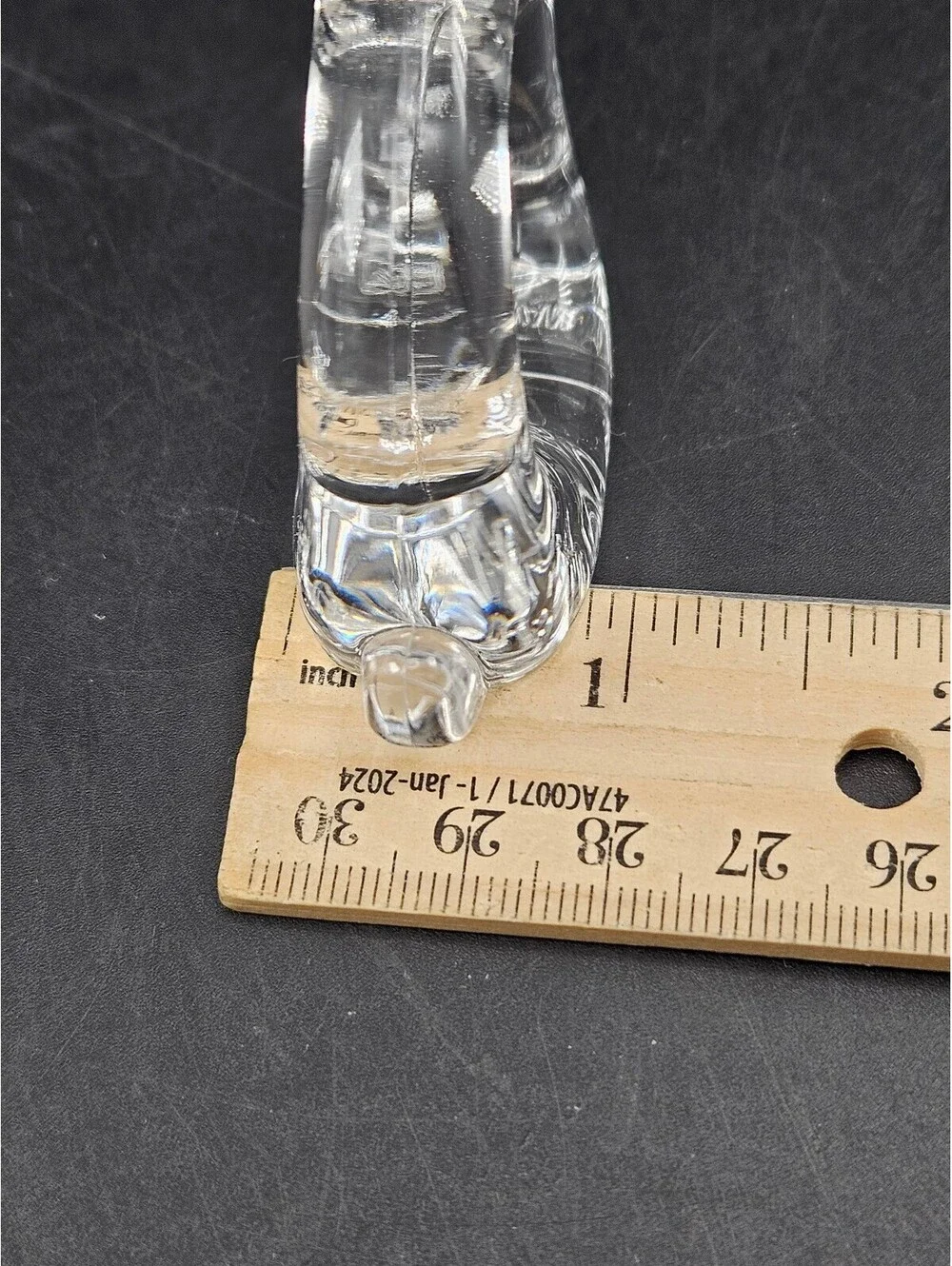 4 Bijan 1980 Clear Lucite Bunny Rabbit Napkin Rings MCM Woodland Table Decor